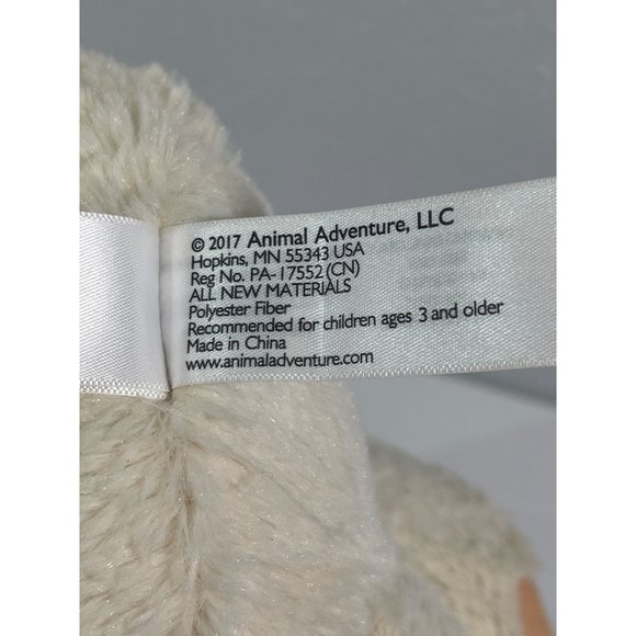 Animal Adventure Cream Bear Gray Grey Winter Scarf Plush Soft Toy Stuffed 2017 - Picture 7 of 8